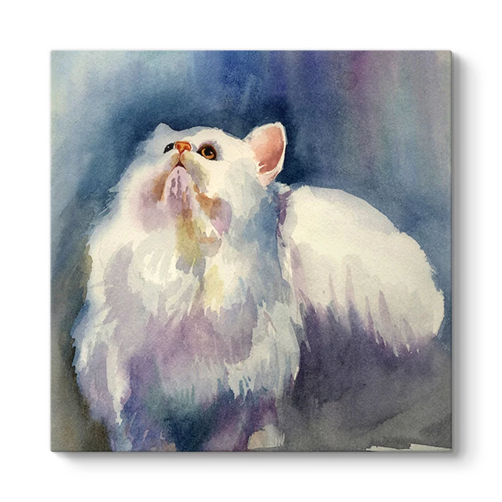 Kedi ve Kelebek Tablosu - Model 3